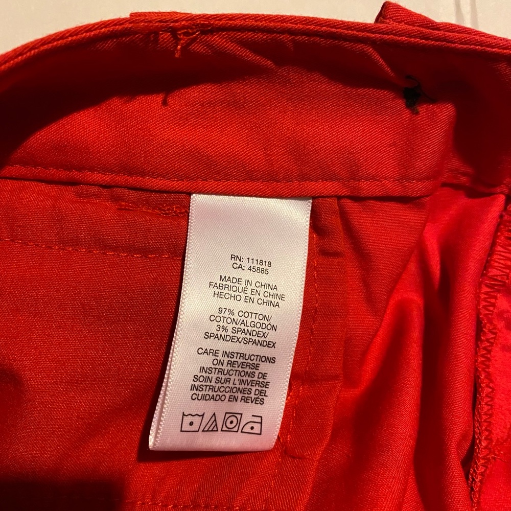 Michael Kors Women Size 4 Light Red Short Pants - Picture 4 of 8